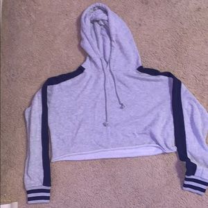 cropped hoodie